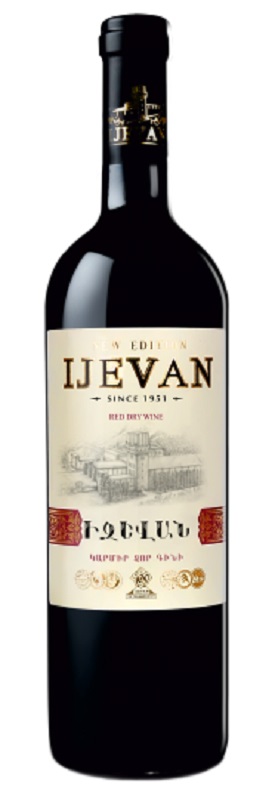 Červené víno suché Ijevan 750ml